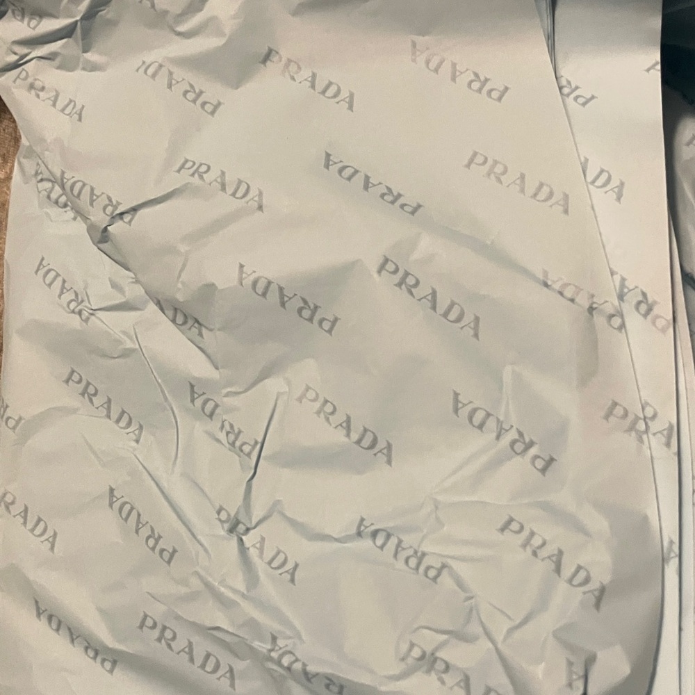 Prada Luxury Gray Gift Wrap